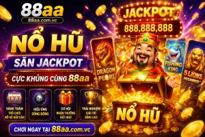 88AA giao diện trang chủ và danh mục game trên mobile